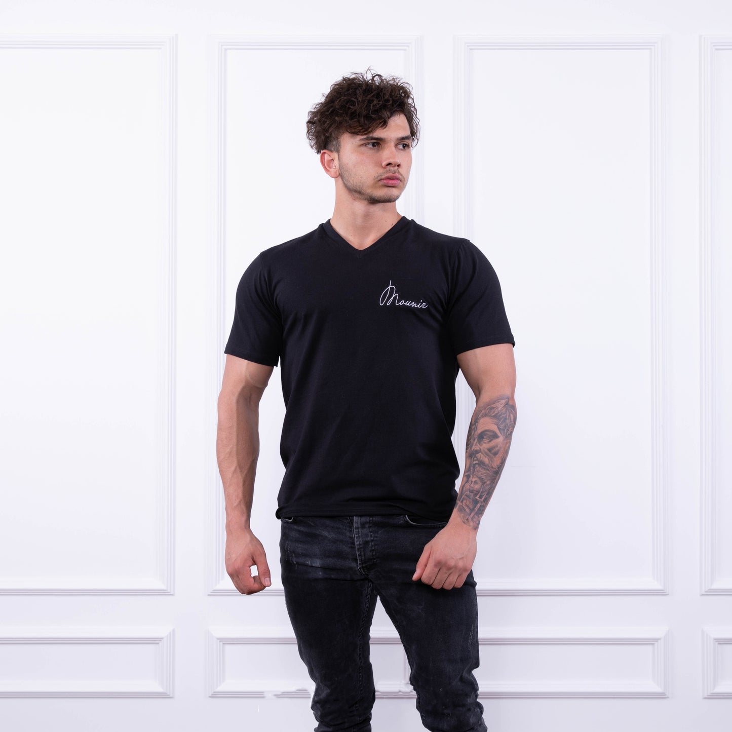 Men's V-neck T-shirt